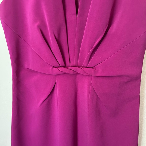 Elie Tahari Sheath Shift Sleeveless Dress in fuchsia l Size 4 - Picture 9 of 10